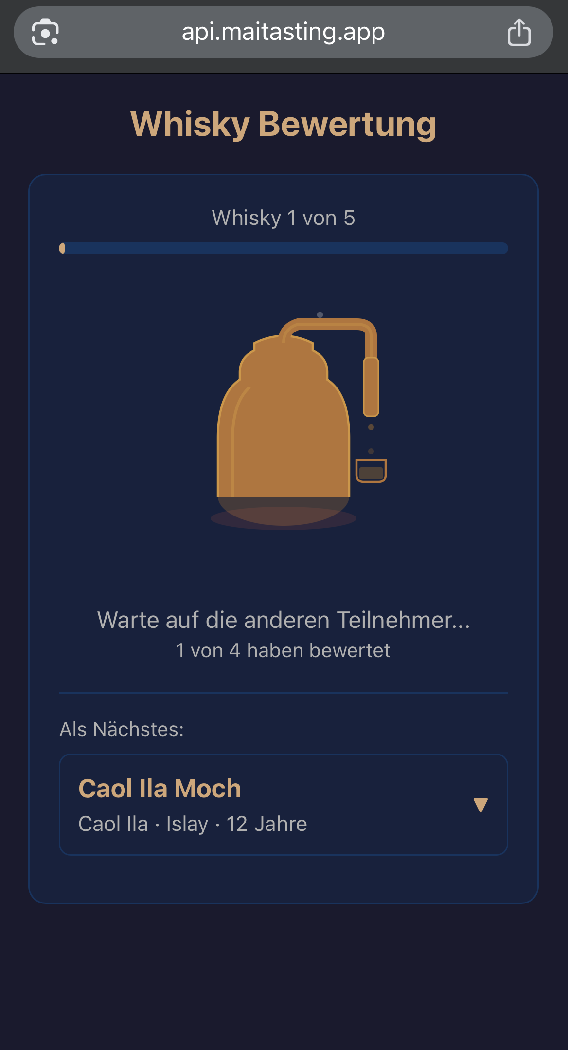 Gast-Bewertung im Browser